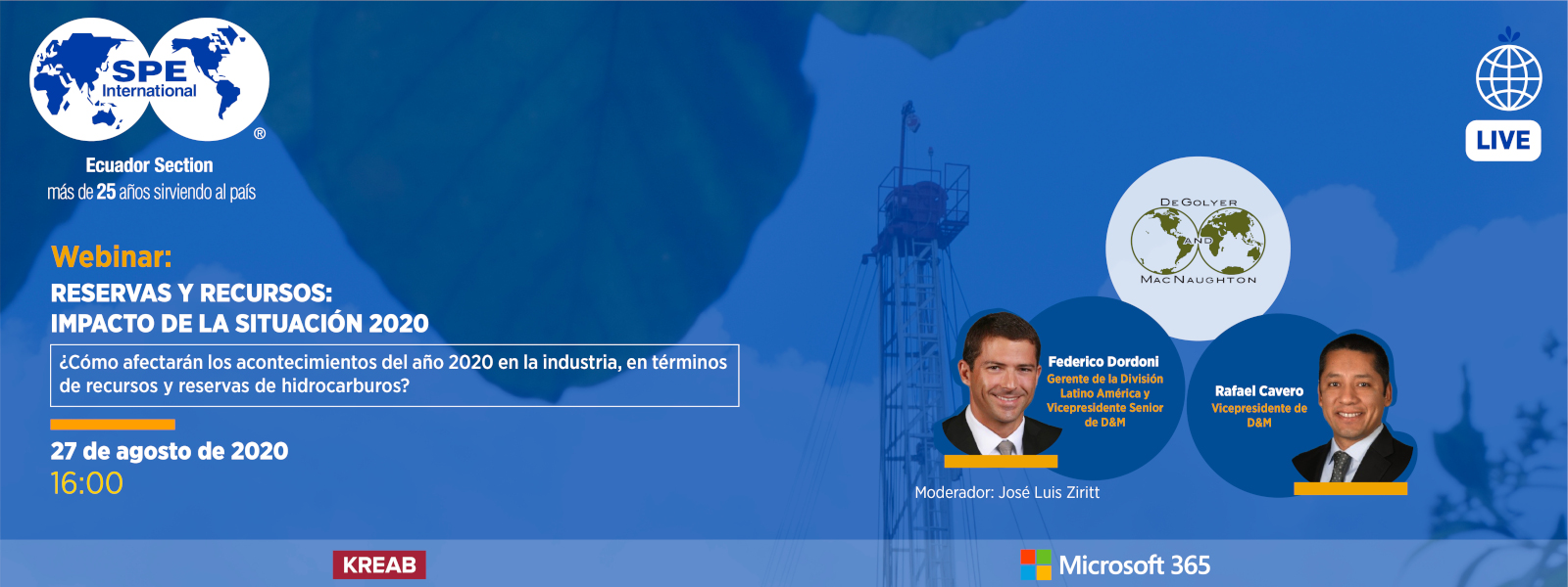 Webinar Reservas y Recursos: Impacto de la Situación 2020