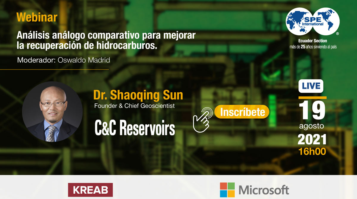 Webinar Análisis análogo comparativo para la recuperación de hidrocarburos