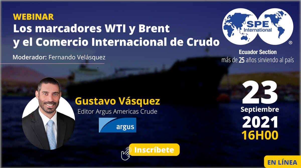 Webinar Los marcadores WTI y Brent y el Comercio Internacional de Crudo