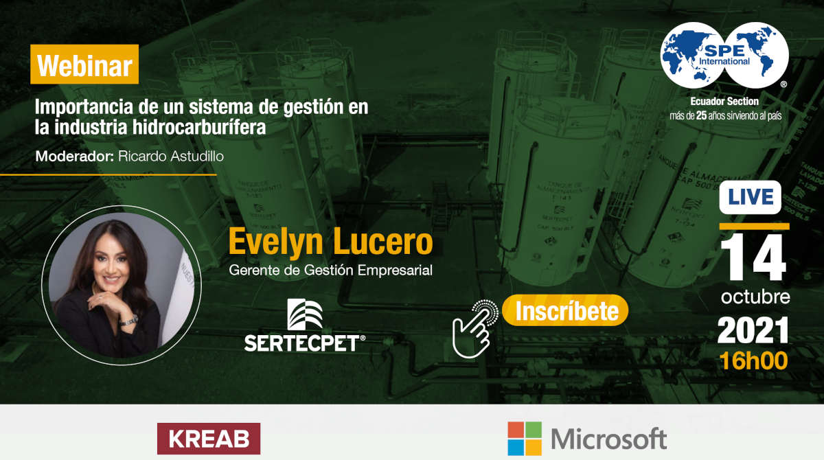 Webinar Importancia de un sistema de gestión en la industria hidrocarburífera