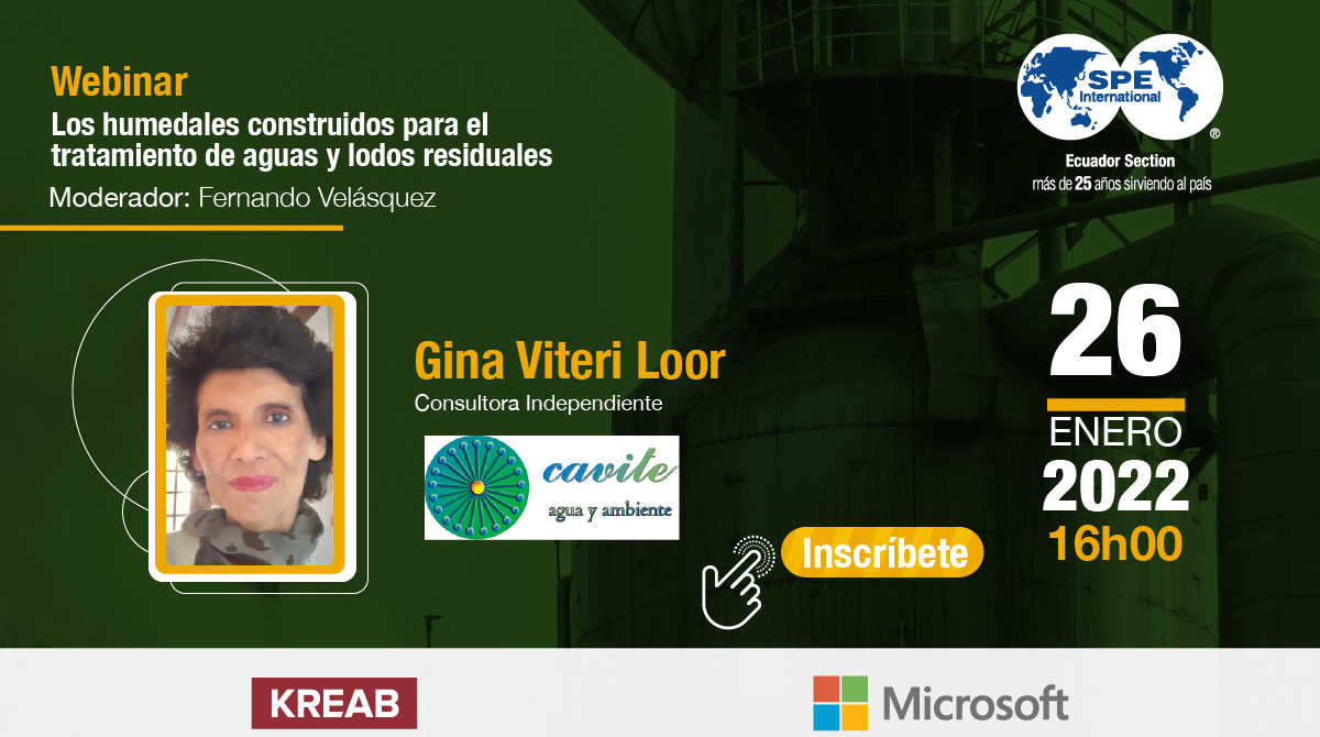Webinar Los Humedales Construidos para el Tratamiento de Aguas Residuales