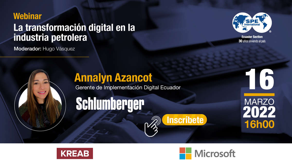 Webinar La Transformación Digital en la Industria Petrolera