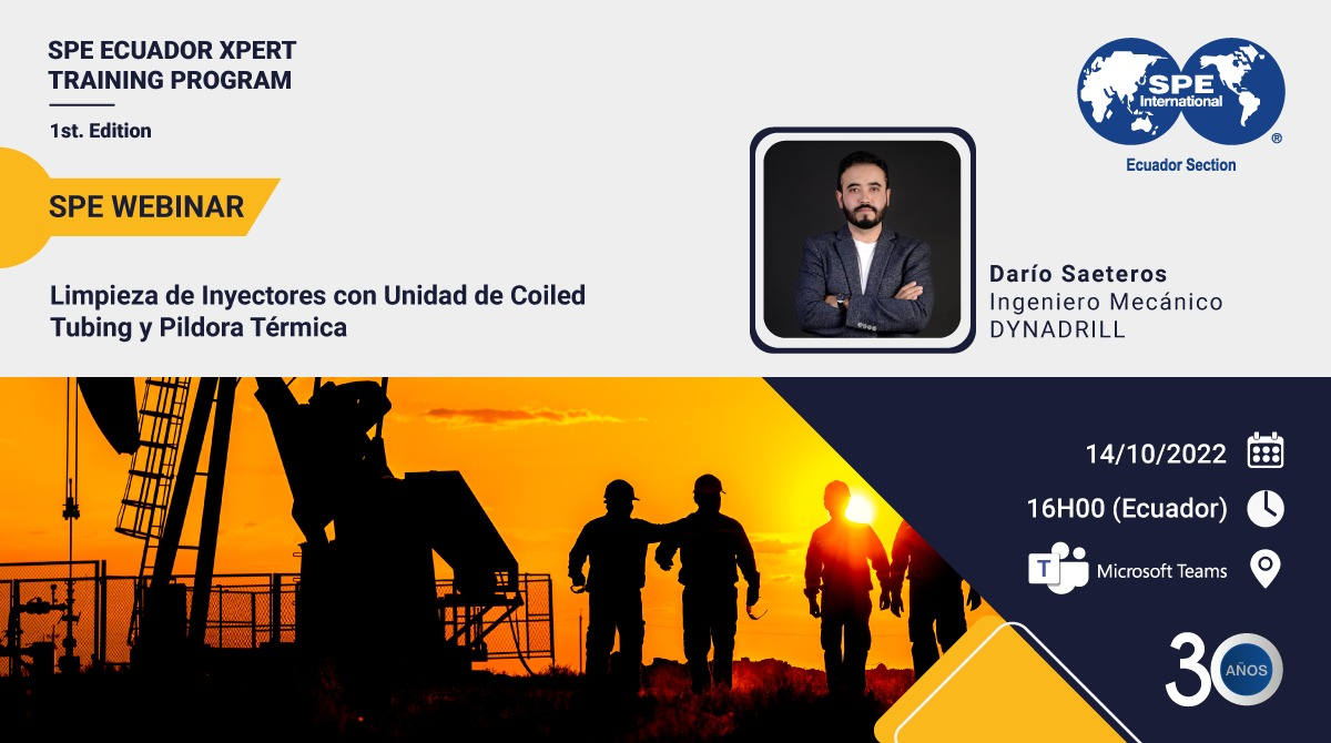 Webinar Limpieza de Inyectores con Unidad de Coiled Tubing y Pildora Térmica