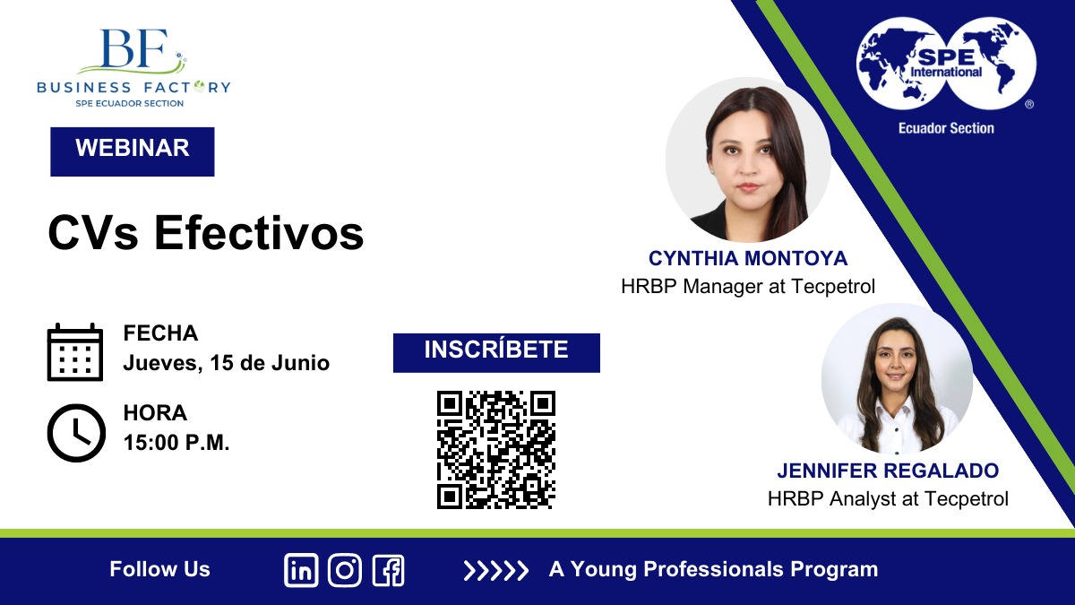 SPE Webinar CV Efectivos