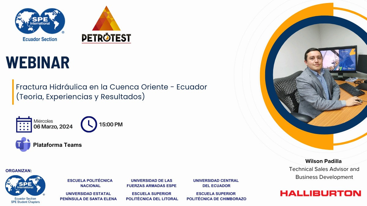 SPE Webinar Fractura Hidráulica en la Cuenca Oriente