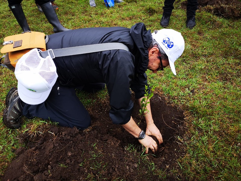 1era jornada siembra Ilalo SPE Cares Huella de Carbono