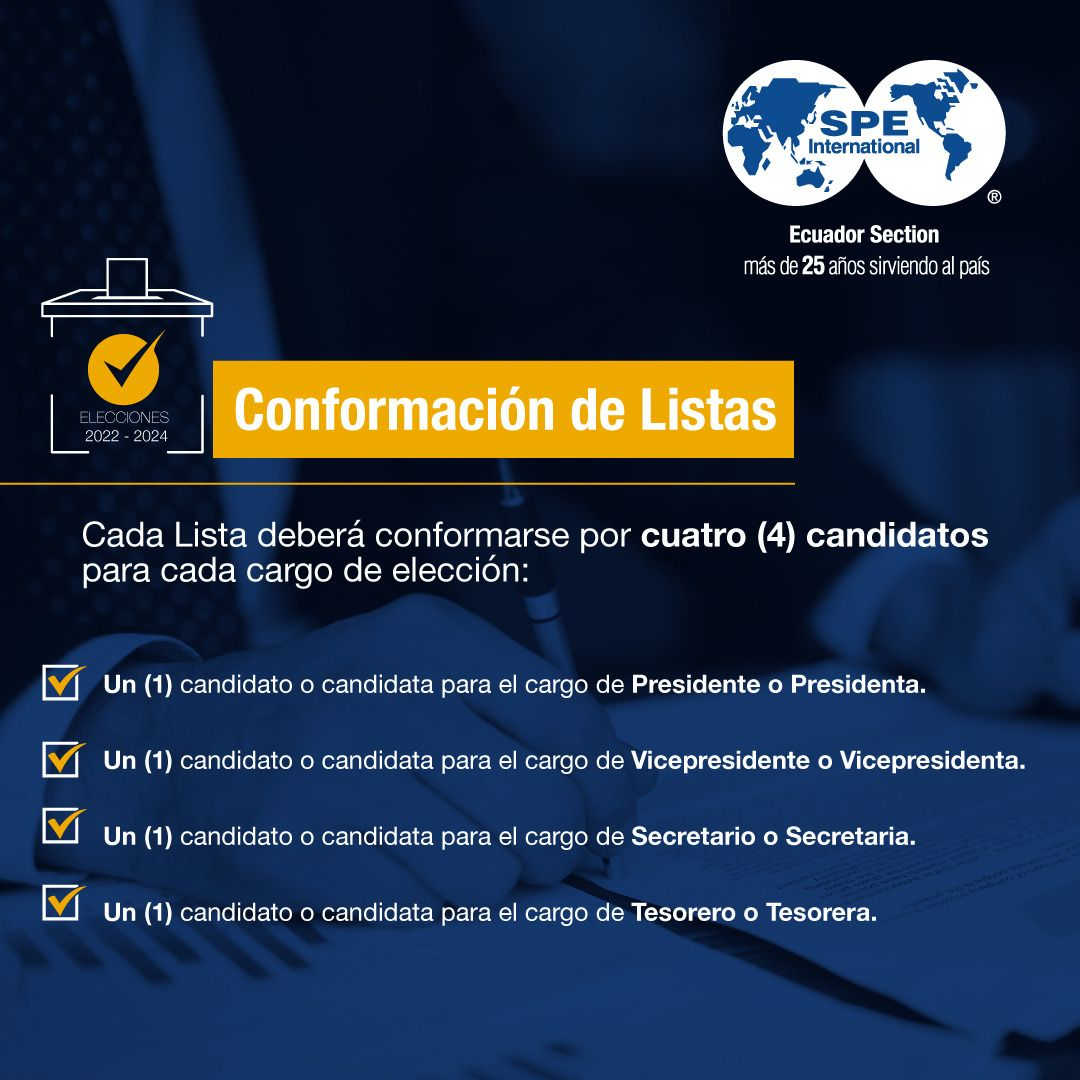 Elecciones Directiva 2022 2024 SPE Ecuador Section